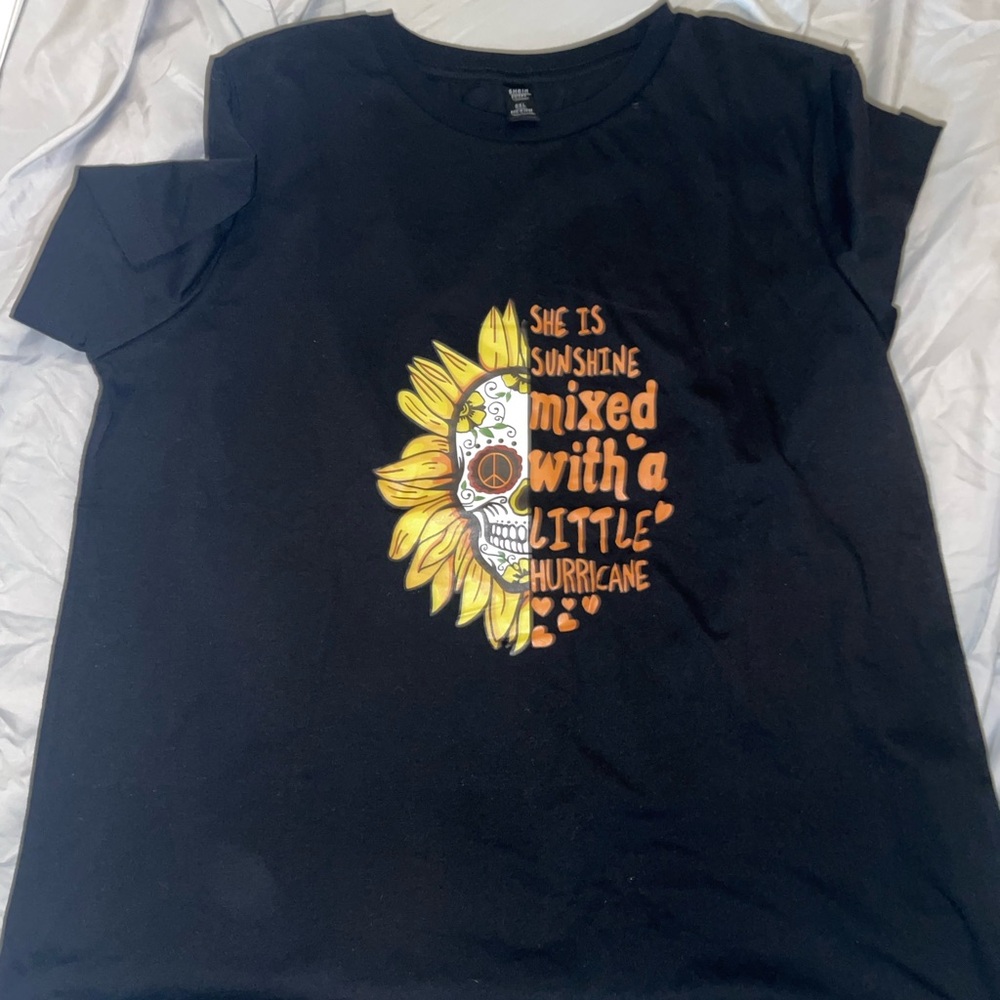 Super Cute Half Skull and Half Words
